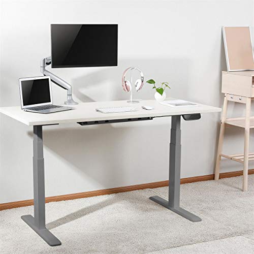 kimex-150-2418k2w-bureau-motoris-assis-debout-180-blanc-gris image 8