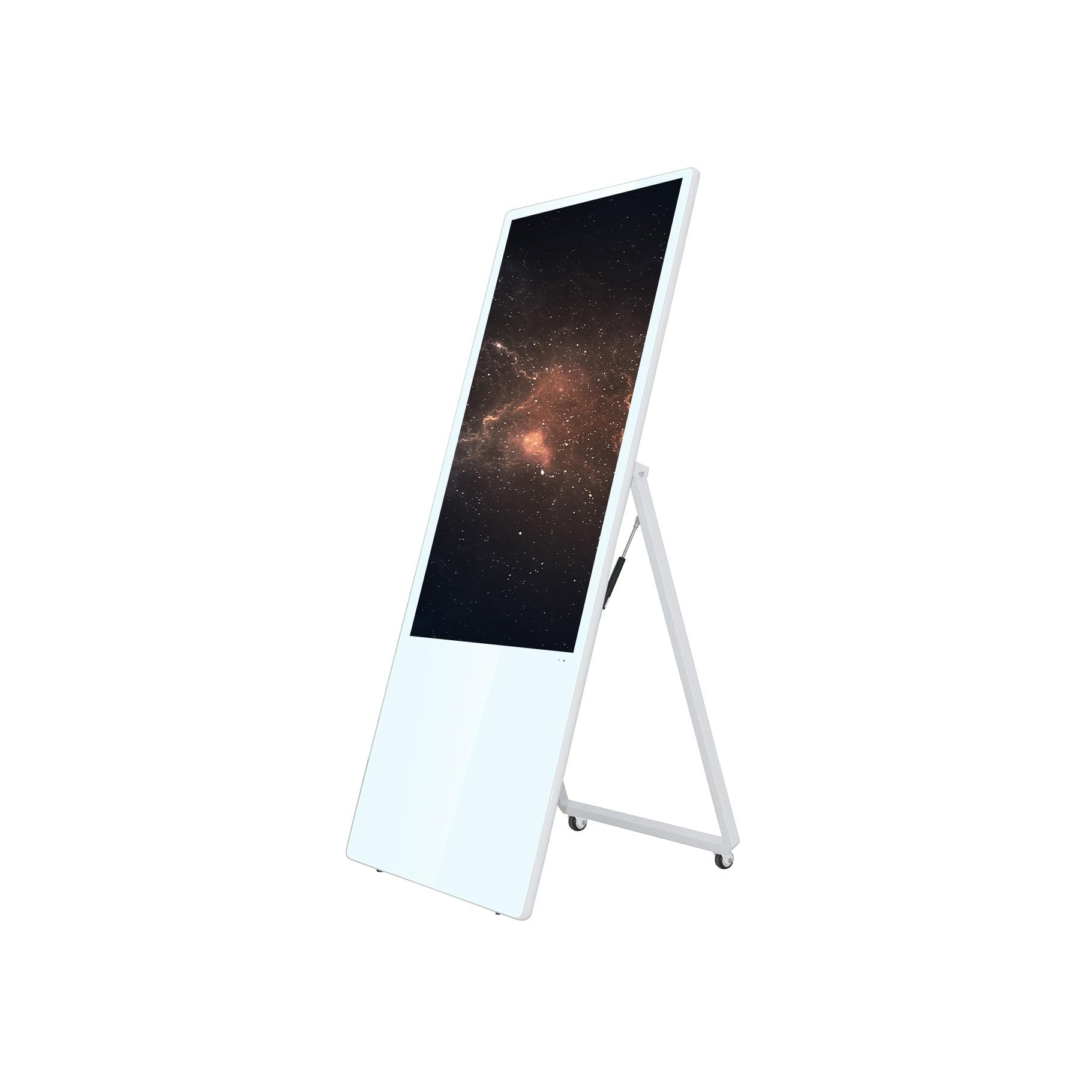 kimex-totems-vid-o-161-4322-totem-vid-o-43-pliable-blanc-full-hd image 1