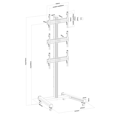 kimex-031-1300k2-support-tv-3-crans-40-65-240-cm image 5