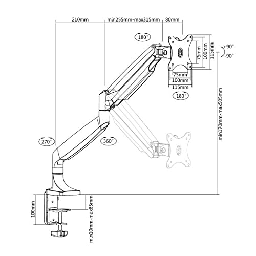 kimex-015-2501-support-cran-pc-1-cran-13-32-gris image 3