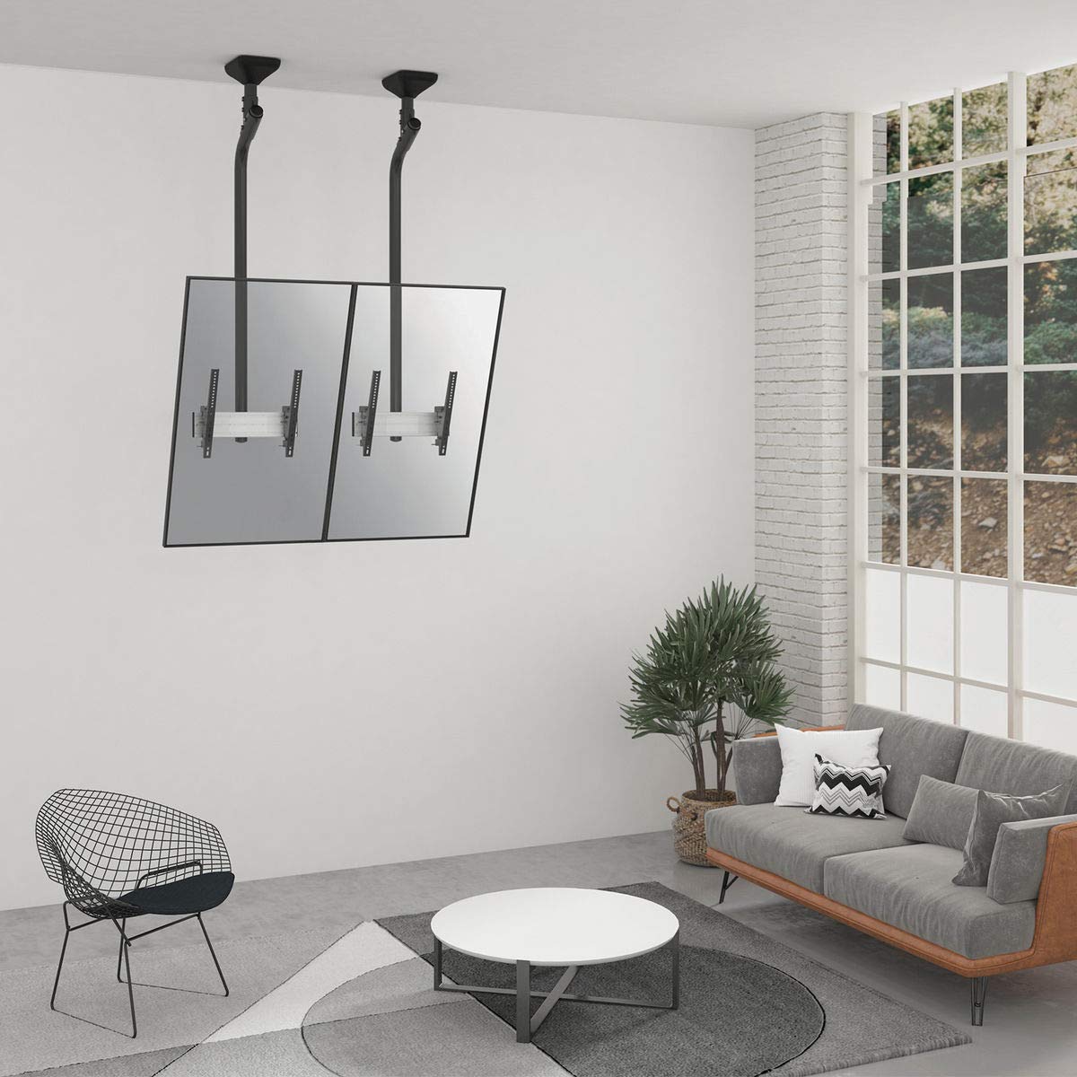 kimex-031-4110k3-support-plafond-tv-43-75-portrait-175-cm image 3