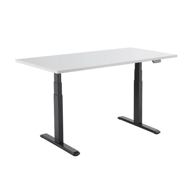 kimex-150-2518k2w-bureau-assis-debout-motoris-180x75-blanc-noir image 1