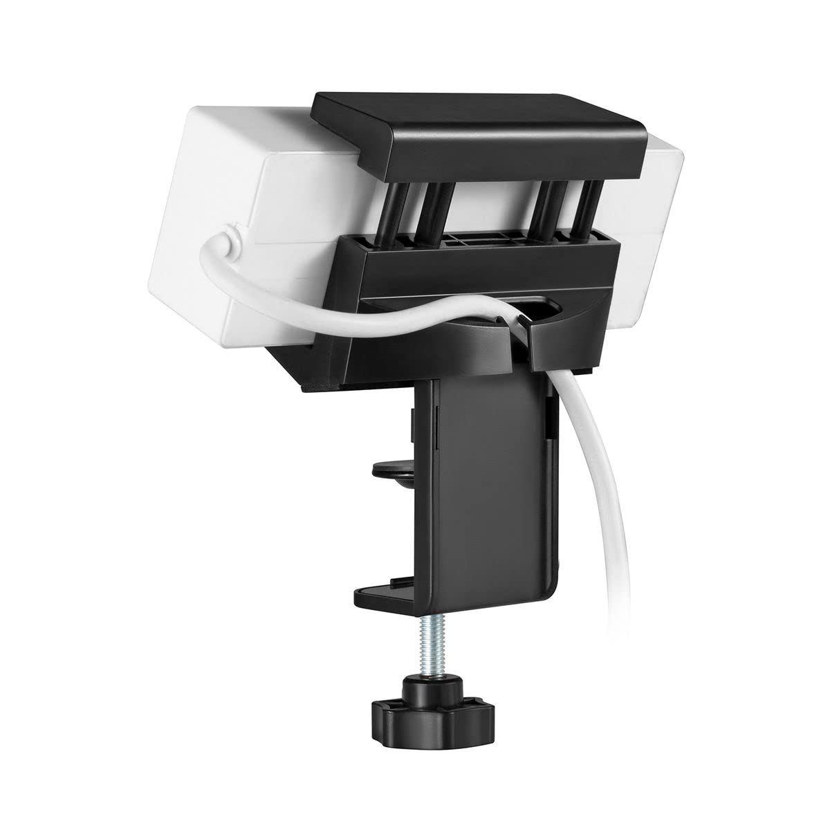 kimex-150-3121-support-multiprise-bord-de-table-noir-r-glable image 2