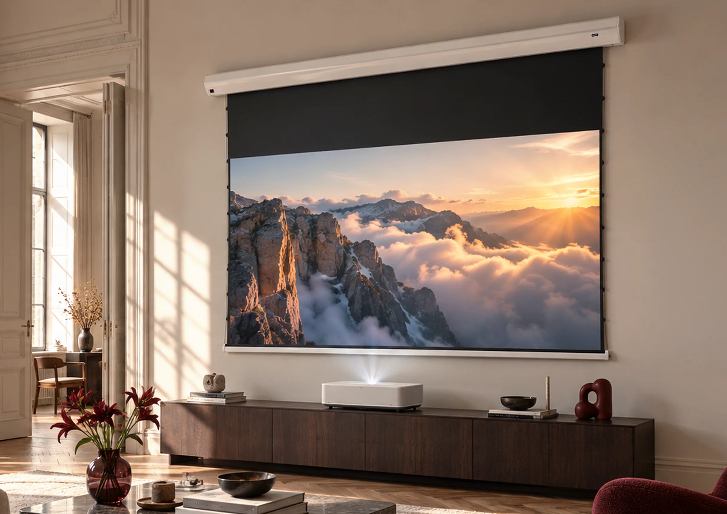 celexon-homecinema-plus-cran-projection-motoris-100-noir-clr image 2