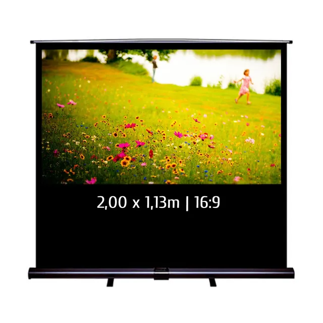 kimex-045-1014-cran-projection-portable-2m-16-9-pull-up image 1