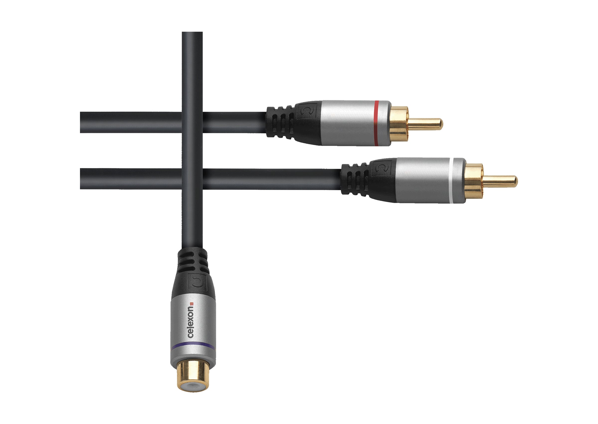 celexon-pro-adaptateur-audio-2x-rca-vers-rca-0-25m image 3