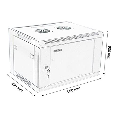 kimex-111-6418-coffret-mural-19-18u-600x450-mm-60-kg image 3