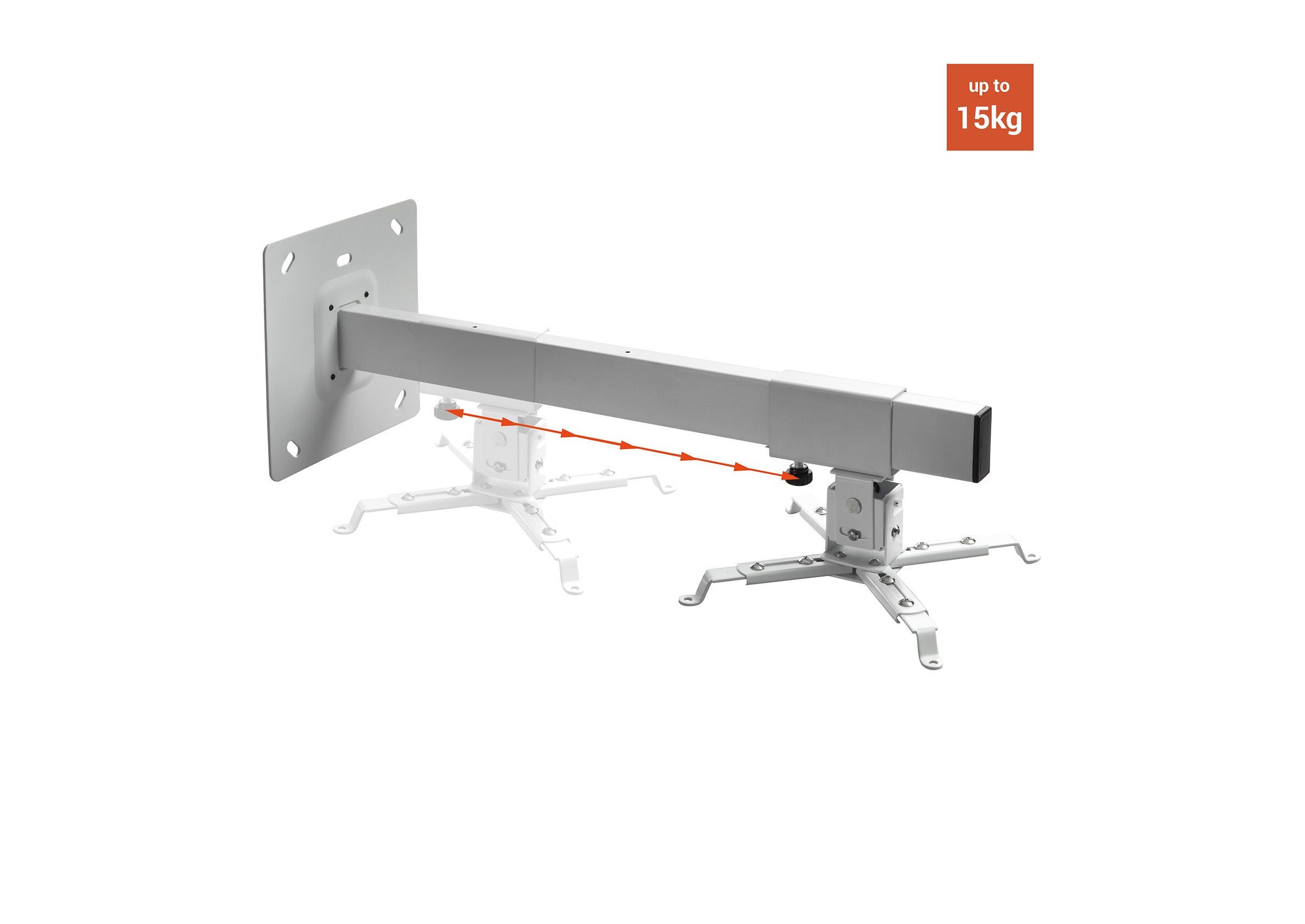 celexon-multicel-wm-support-vid-oprojecteur-mural-60-cm-blanc image 3
