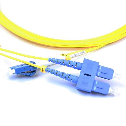 kimex-067-1001-c-ble-optique-os2-sc-lc-1m-jaune image 2