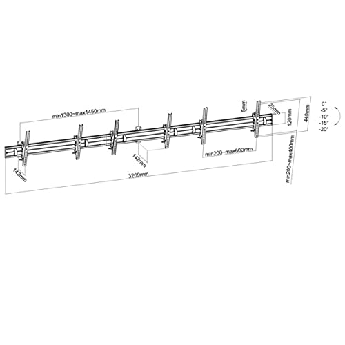 kimex-031-3300k2-support-tv-mural-menu-board-3x50-55 image 4