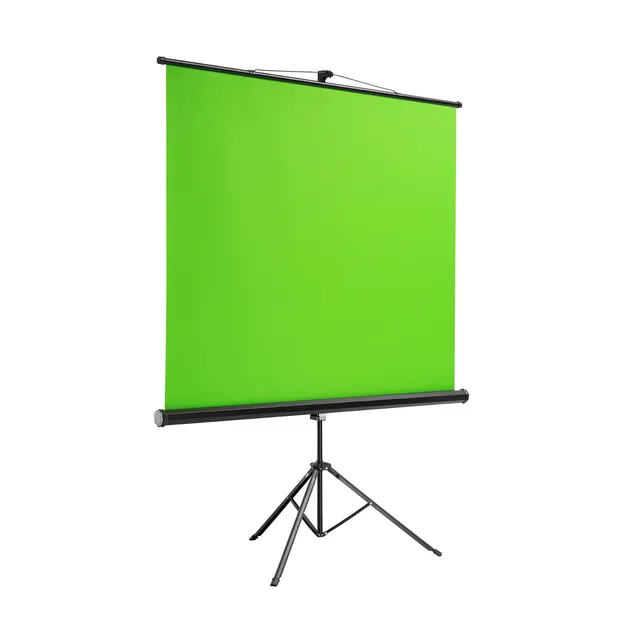 kimex-047-0003-fond-vert-sur-tr-pied-180x200-cm-polyester image 1
