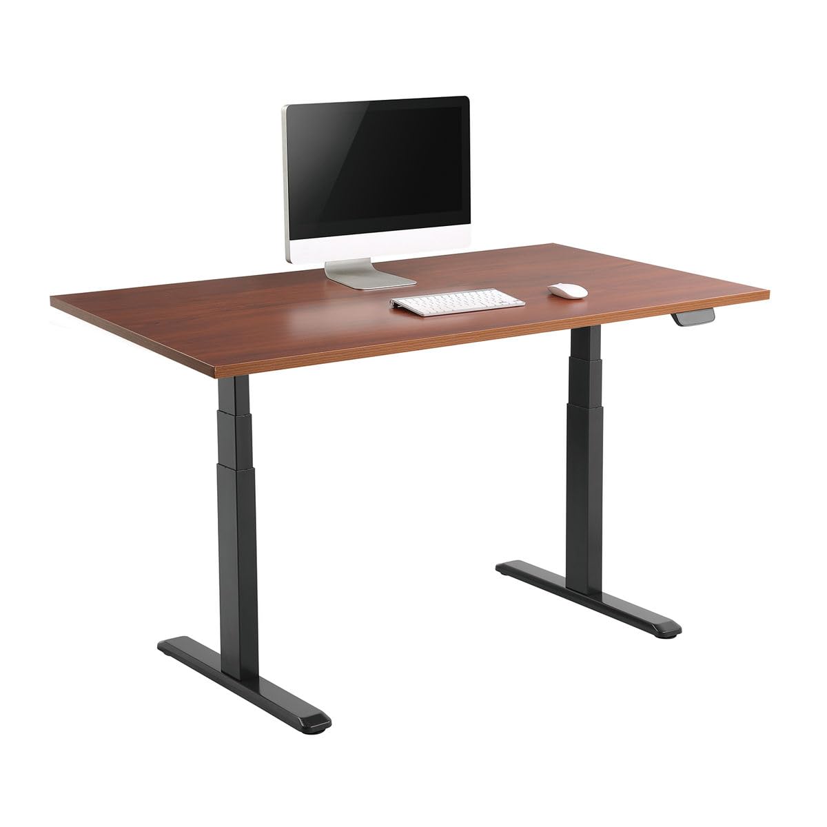 kimex-150-2512k3w-bureau-assis-debout-120x75-noyer-noir-connect image 5