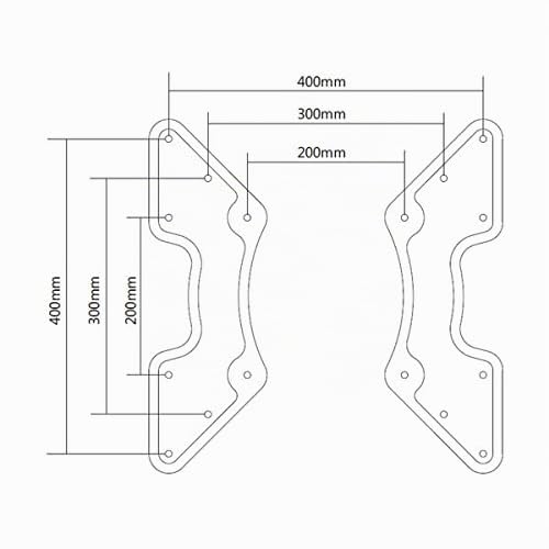 kimex-010-0044-adaptateur-vesa-200-vers-400-tv-32-55 image 3