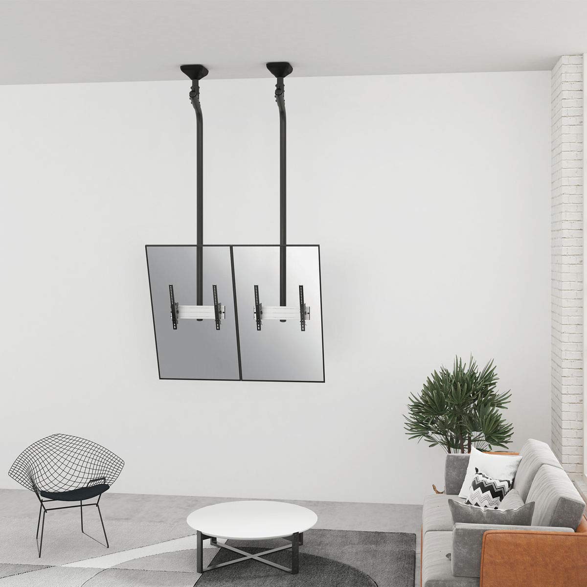 kimex-031-4110k4-support-plafond-tv-43-75-portrait-225-cm image 3