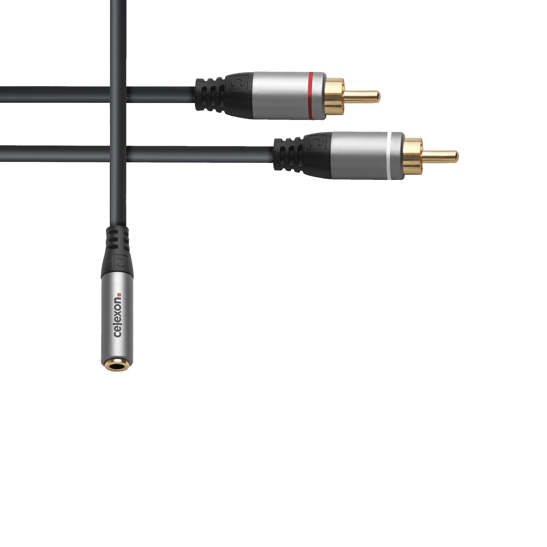 celexon-pro-adaptateur-audio-2x-rca-vers-jack-3-5mm-0-25-m image 5