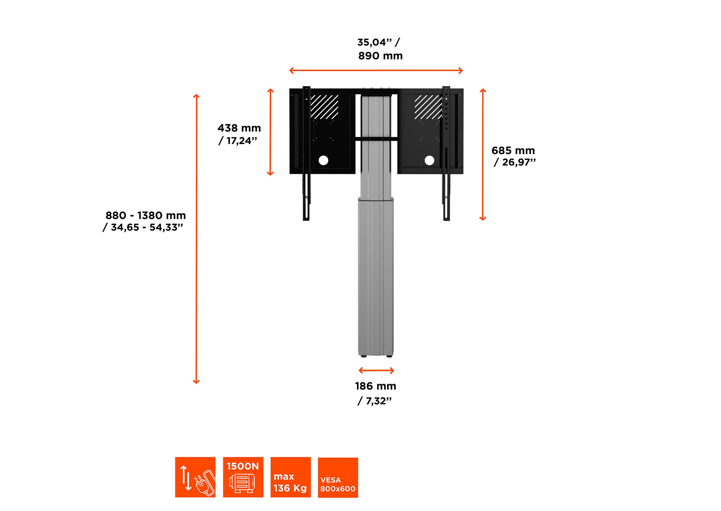 celexon-expert-adjust-4286ws-support-mural-42-86-50-cm image 5