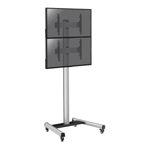 kimex-031-1201k2-support-tv-2-crans-40-65-roulettes image 2