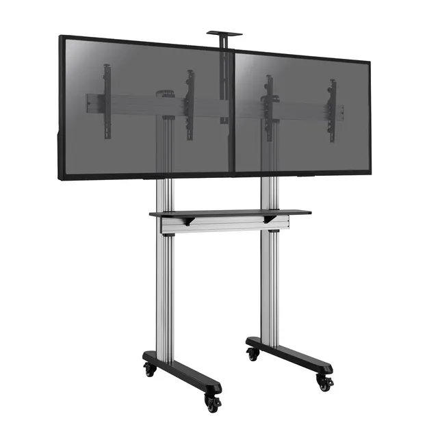 kimex-031-2200k2-support-tv-double-45-55-roulettes image 1