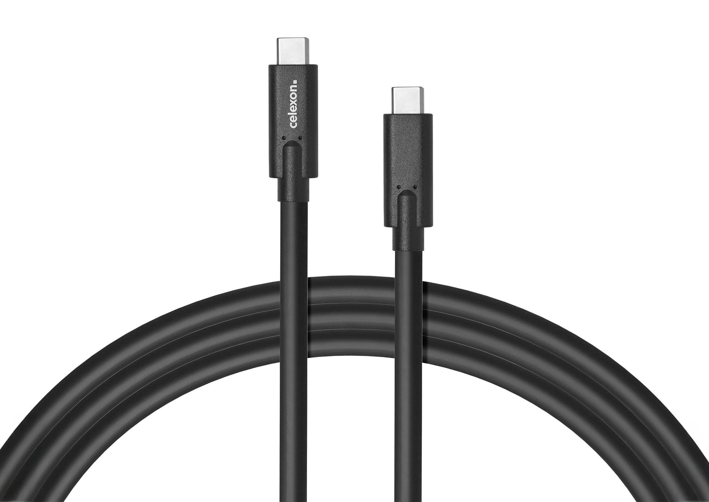 celexon-c-ble-usb-c-3-2-gen-2x1-noir-1-m-10-gbit-s-100-w image 1