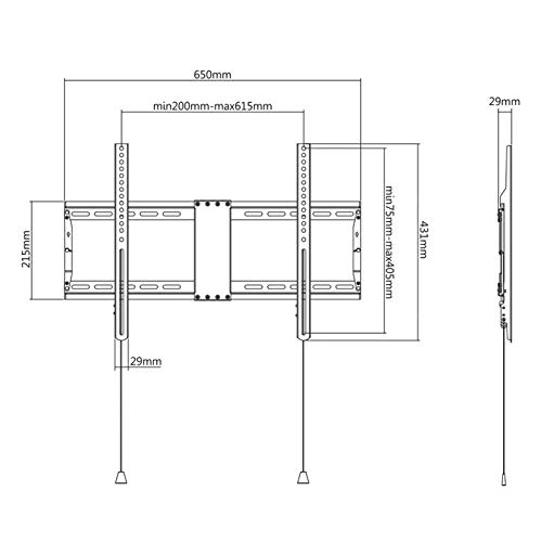 kimex-012-1564-support-tv-mural-fixe-37-86-ultra-plat image 7