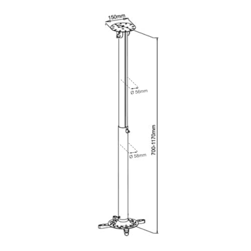 kimex-052-2005-support-vid-oprojecteur-plafond-70-117-cm image 4