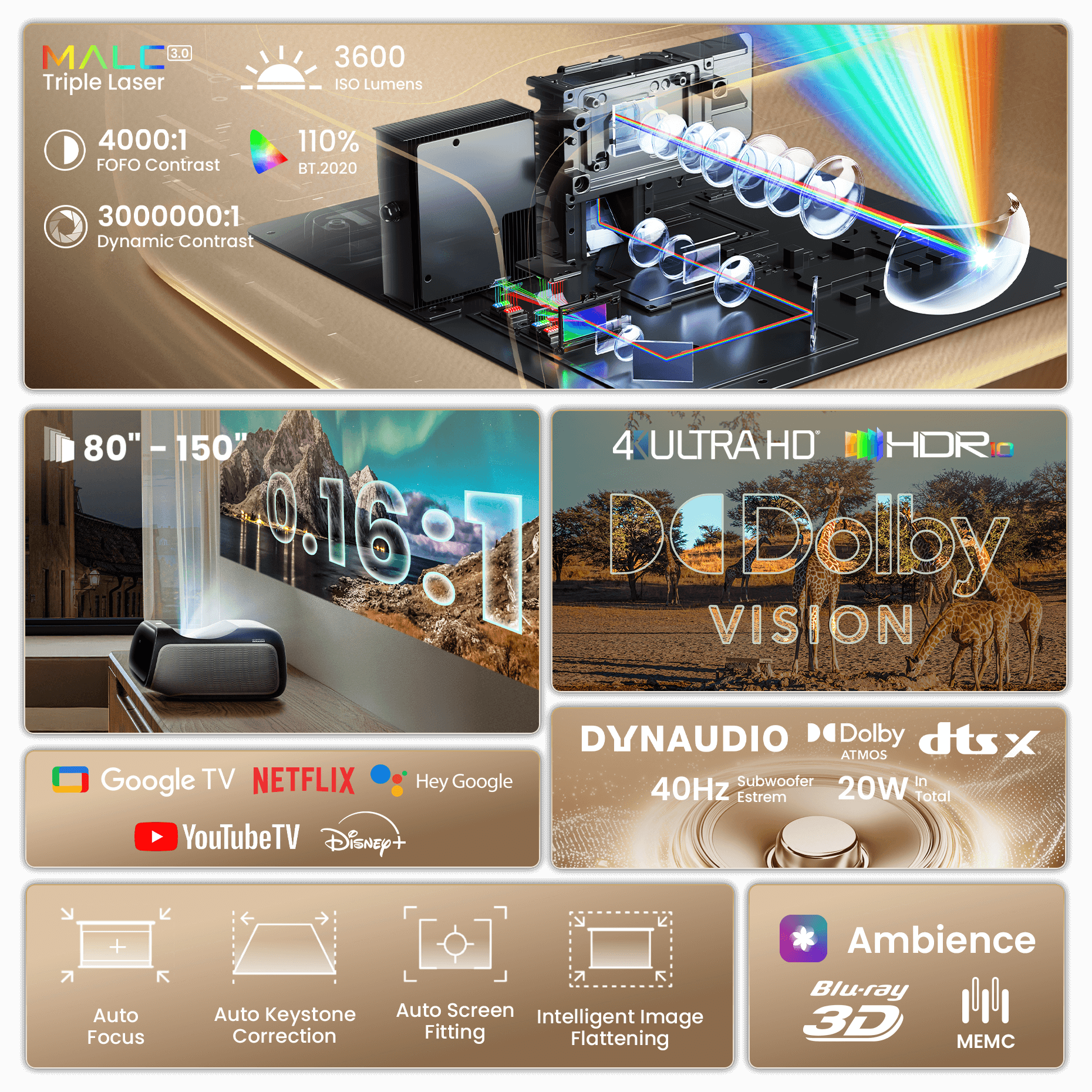 jmgo-o2s-ultra-vid-oprojecteur-laser-4k-ultra-courte-focale image 2