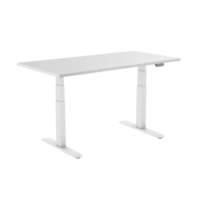 kimex-150-2318k2w-bureau-motoris-assis-debout-180-tout-blanc image 1
