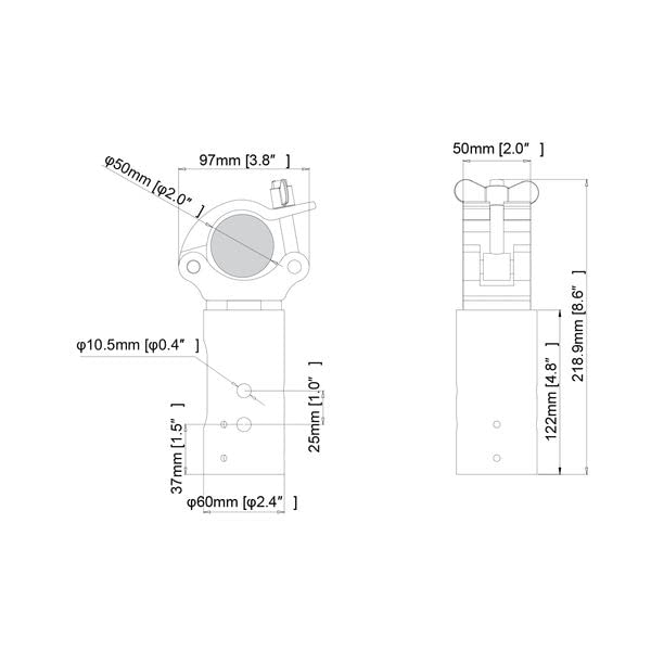 kimex-032-1042-connecteur-truss-support-colonne-5-cm image 3