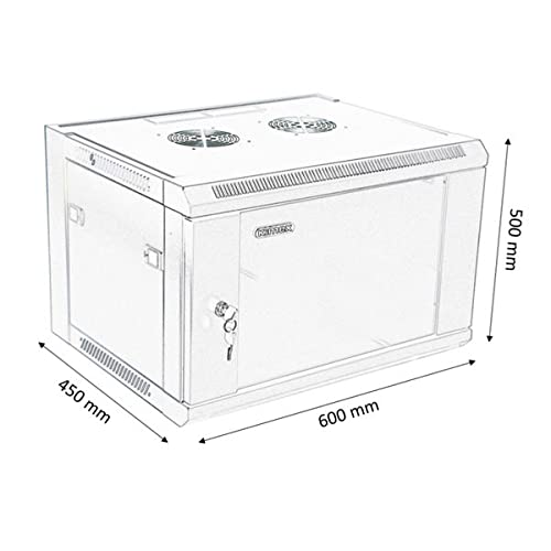 kimex-rack-mural-19-pouces-600x450-mm-9u-60-kg image 3