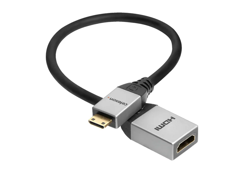 celexon-pro-adaptateur-mini-hdmi-vers-hdmi-4k-0-25-m image 1