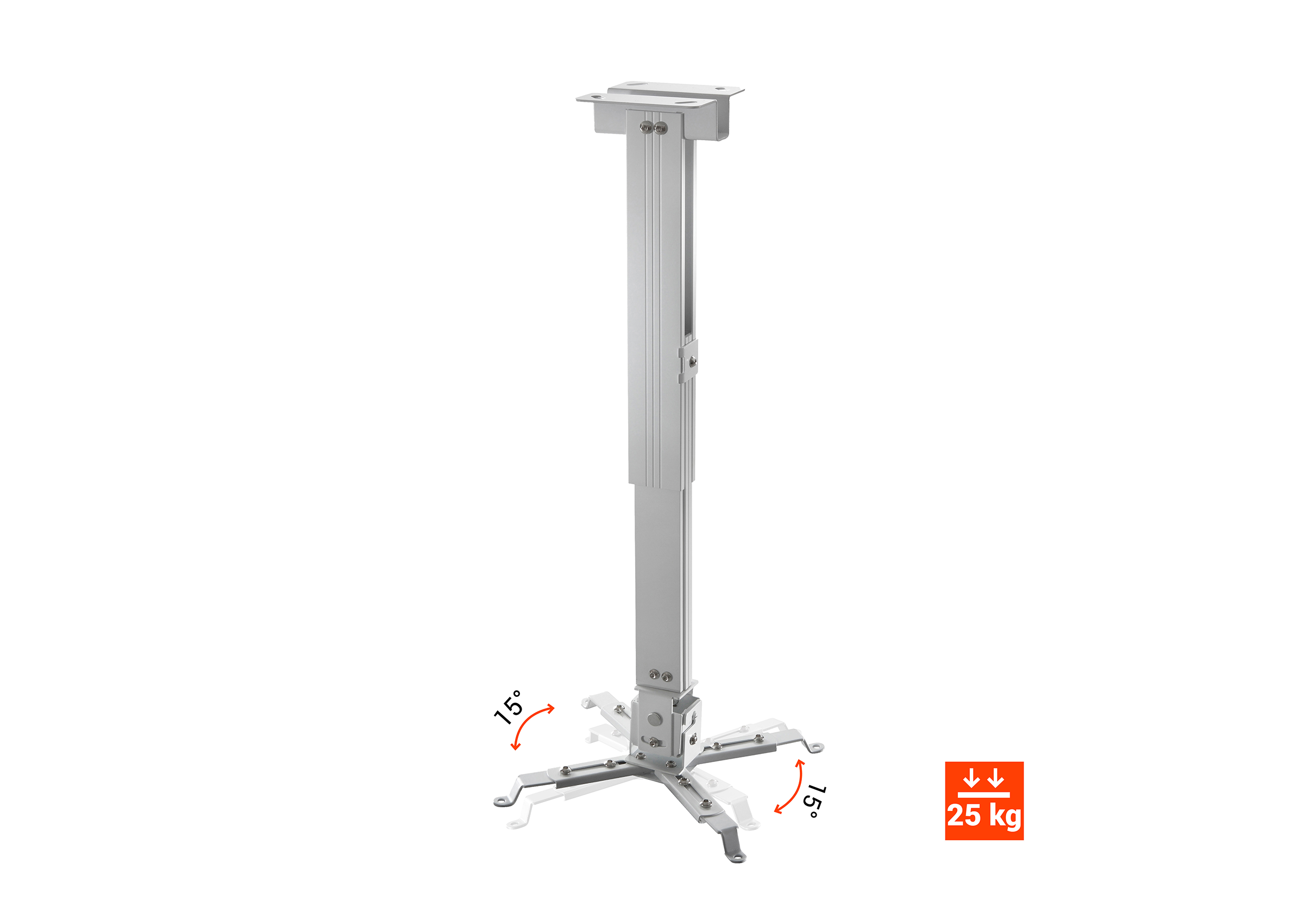 celexon-multicel-support-plafond-projecteur-63-100-cm-argent image 7