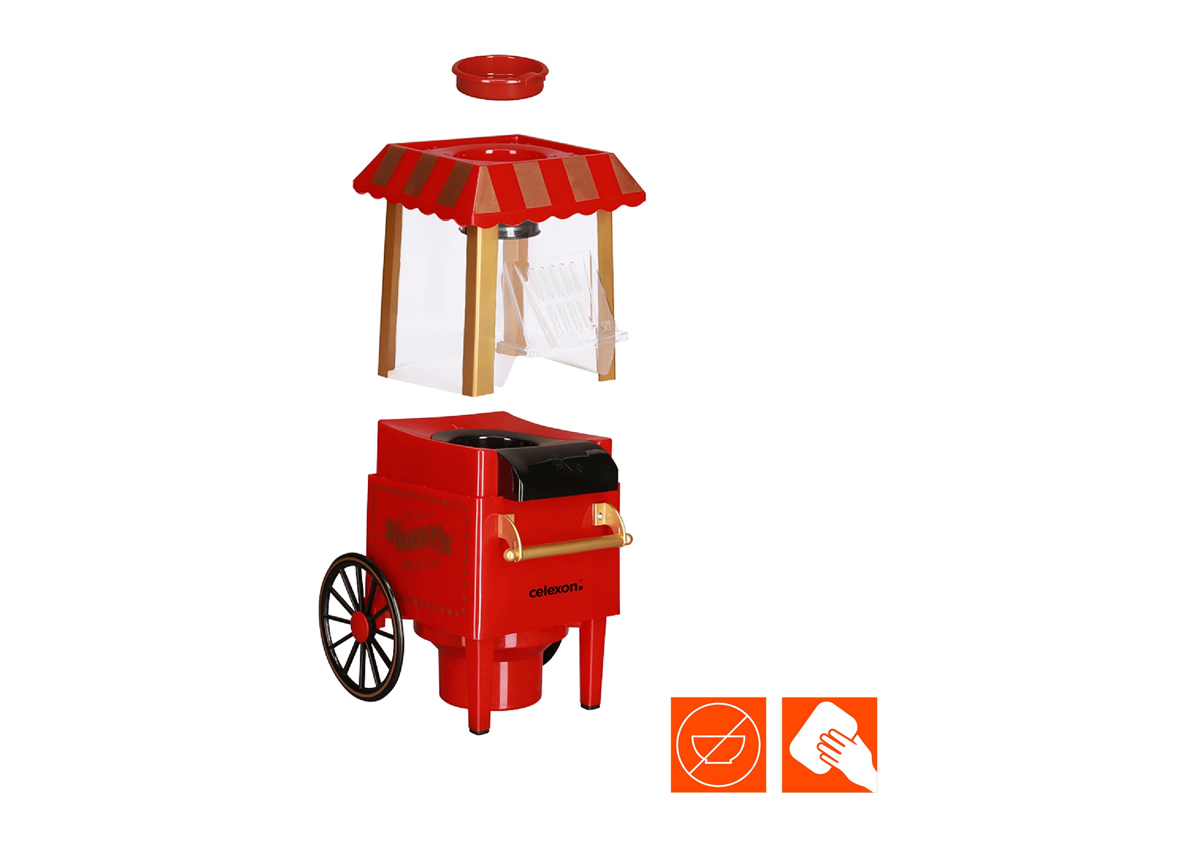 celexon-cinepop-cp500-machine-popcorn-air-chaud-1200-w image 4