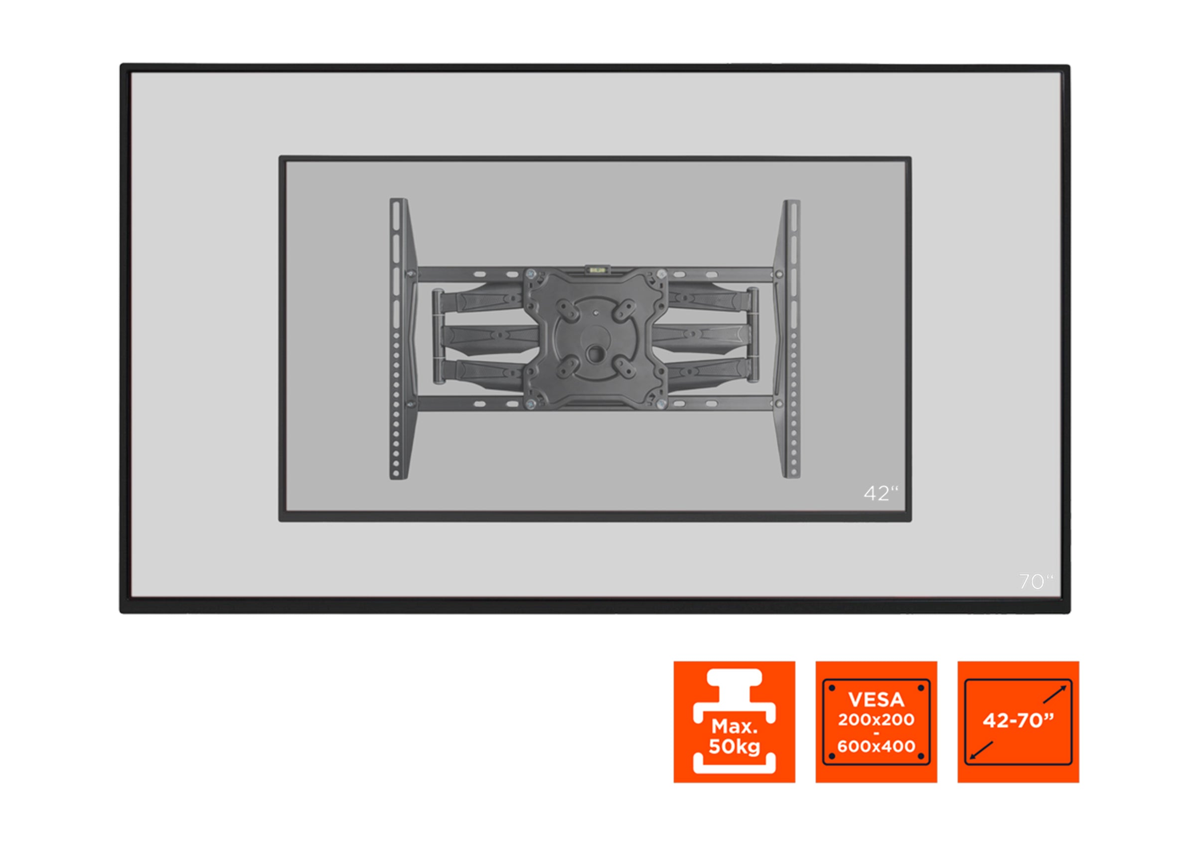 celexon-adjust-s70460-support-mural-tv-42-70-pivotant image 5