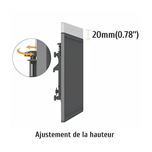 kimex-031-2400k2-support-tv-4-crans-45-55-roulettes image 7