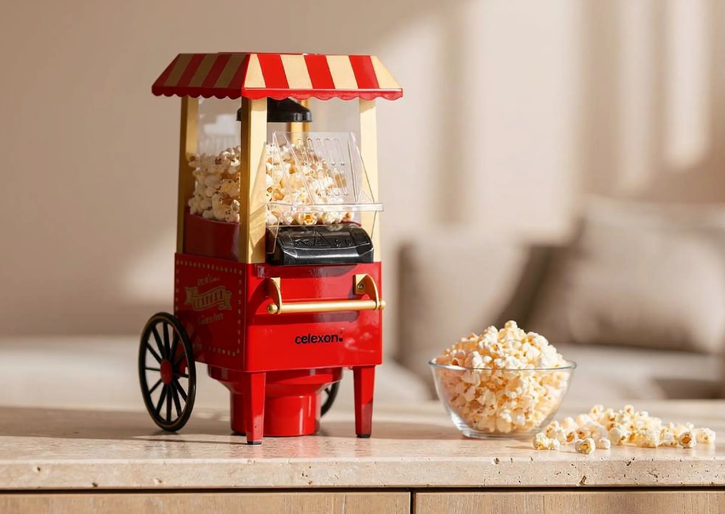 celexon-cinepop-cp500-machine-popcorn-air-chaud-1200-w image 2
