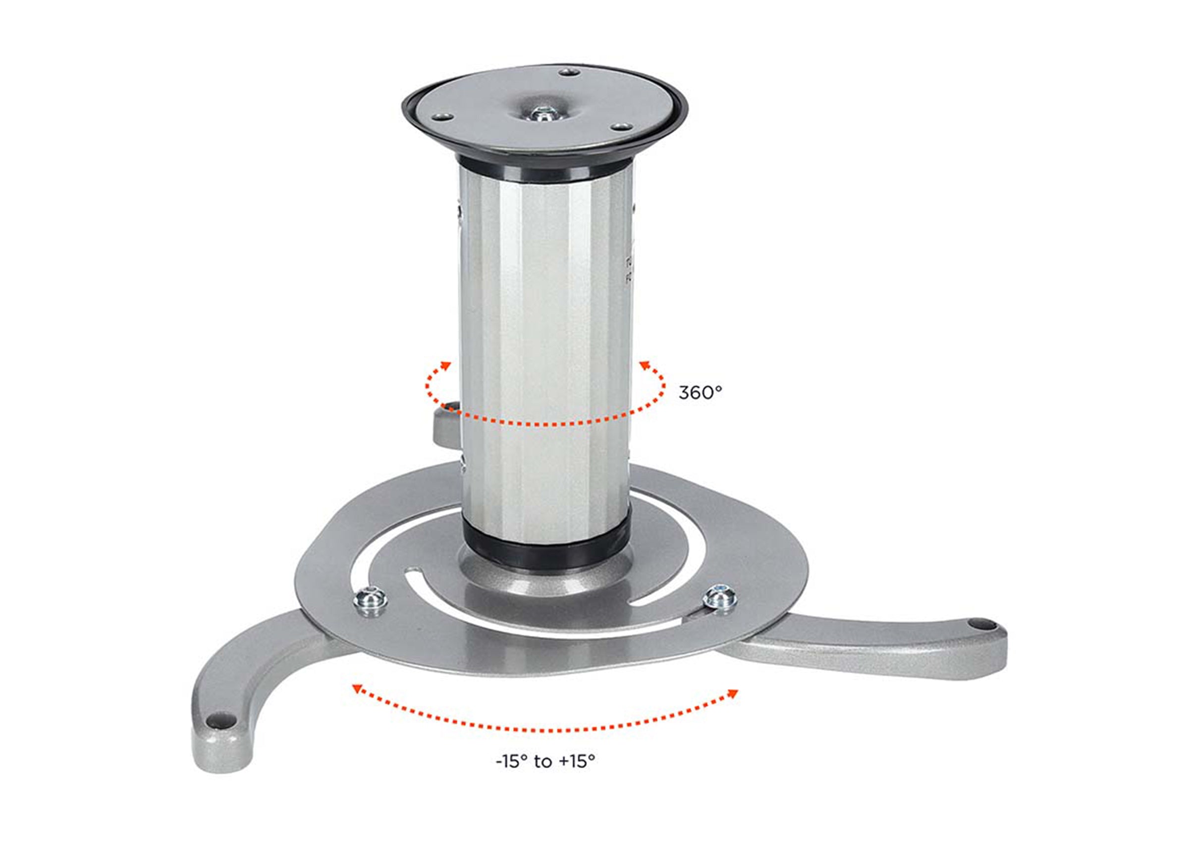 celexon-ps815-support-plafond-vid-oprojecteur-universel-argent-10-kg image 4