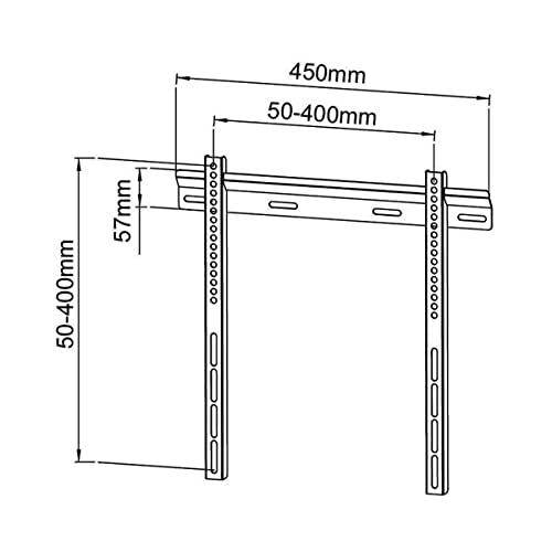 kimex-012-1142-support-tv-mural-fixe-23-55-pouces-extra-plat image 2