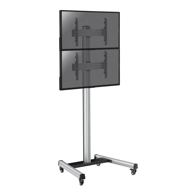 kimex-031-1201k2-support-tv-2-crans-40-65-roulettes image 1