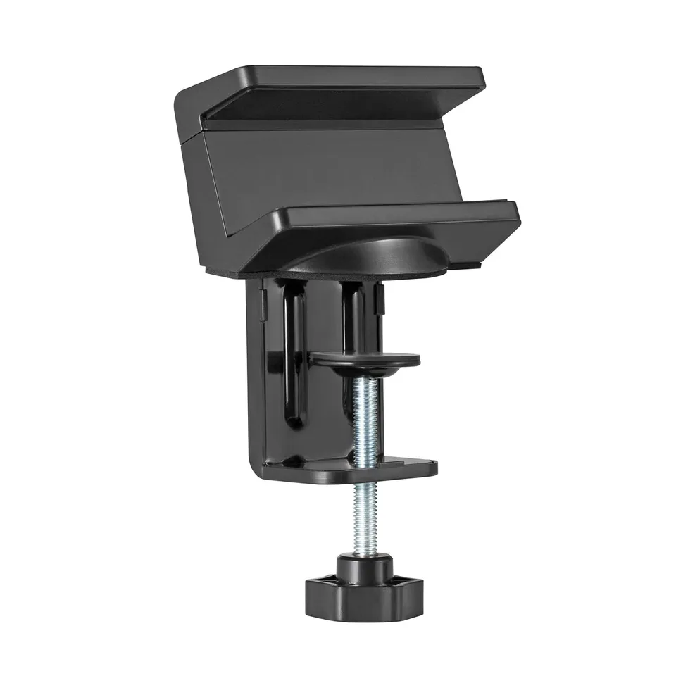 kimex-150-3121-support-multiprise-bord-de-table-noir-r-glable image 1