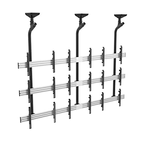 kimex-031-4900k-support-tv-plafond-9-crans-45-50-inclinable image 3