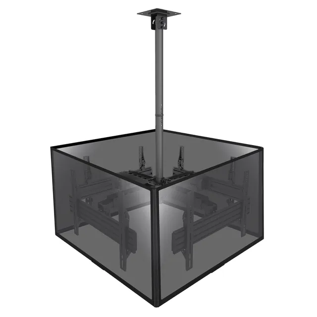 kimex-014-6004-support-tv-plafond-4-crans-32-65 image 1