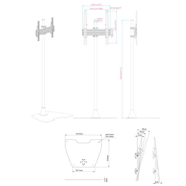 kimex-supports-032-2021k3-support-tv-portrait-55-75-180cm image 3