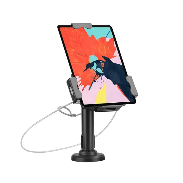 kimex-091-2401-support-tablette-7-9-10-5-table-mur-noir-antivol image 1