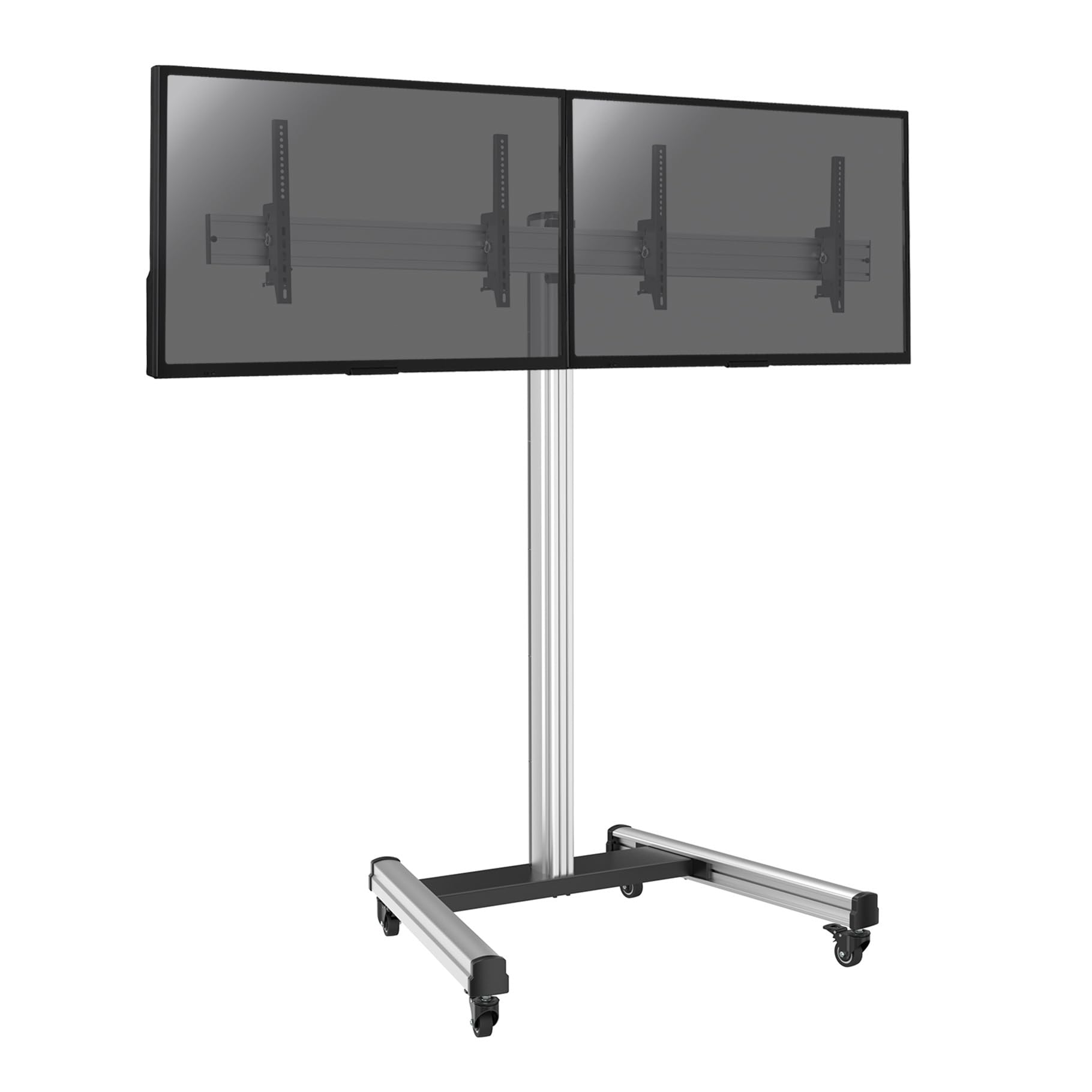 kimex-supports-crans-tv-031-1222k2-support-tv-double-50-55-roulettes image 1