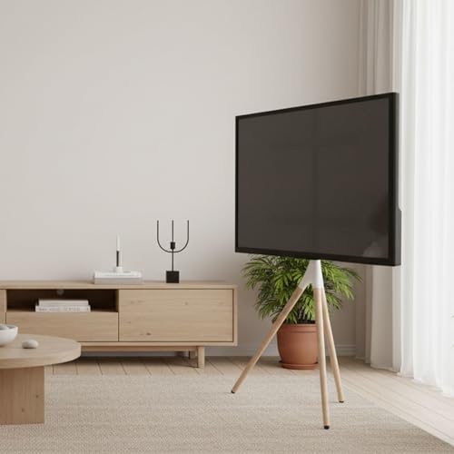 kimex-030-4064-support-tv-chevalet-blanc-h-tre-45-65-vesa image 8