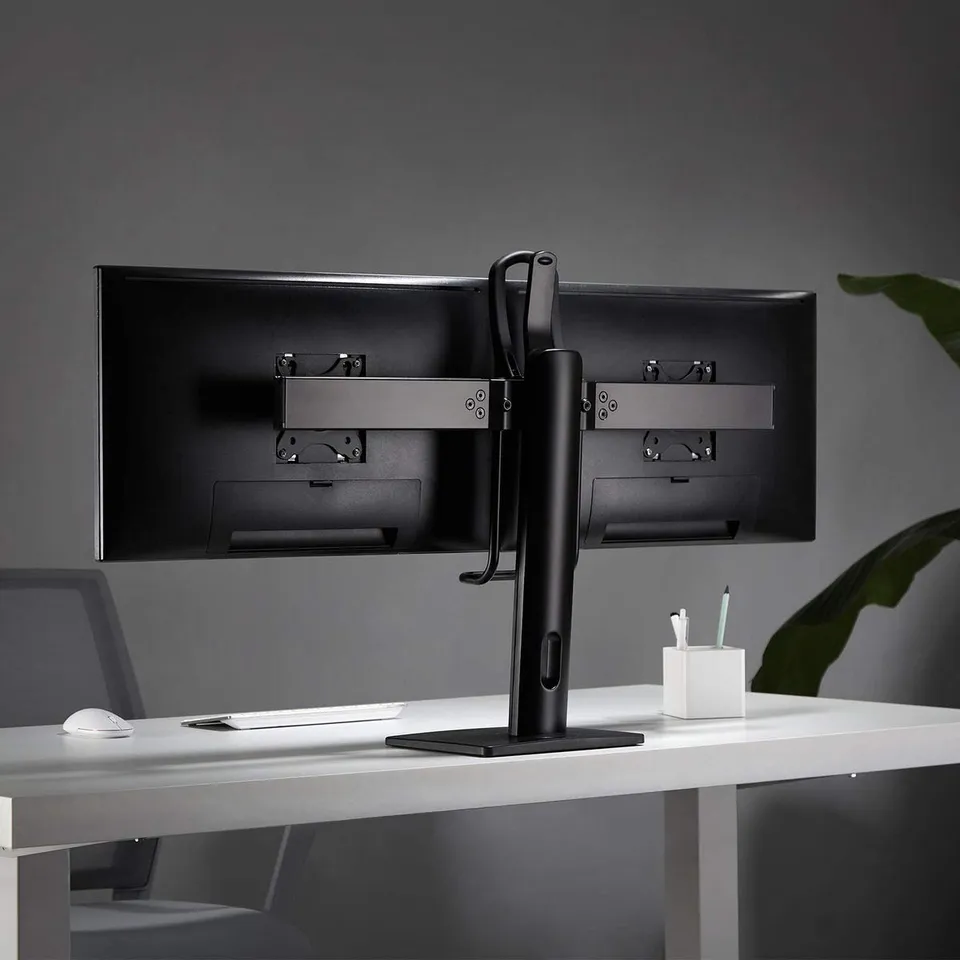 kimex-support-bureau-2-crans-17-27-ressort-hauteur-vesa image 1