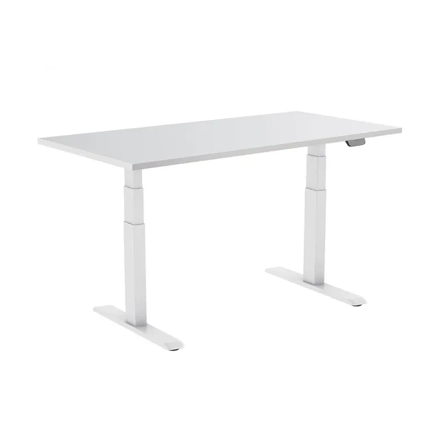 kimex-150-2315k2w-bureau-motoris-assis-debout-150-tout-blanc image 1