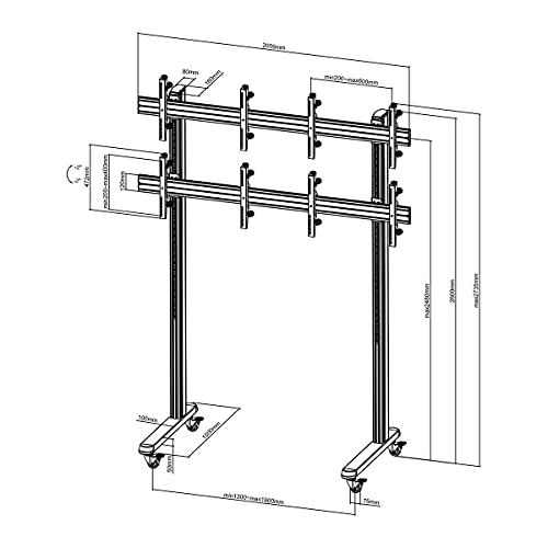 kimex-supports-crans-tv-031-2410k2-mur-d-images-4-crans-roulettes image 8