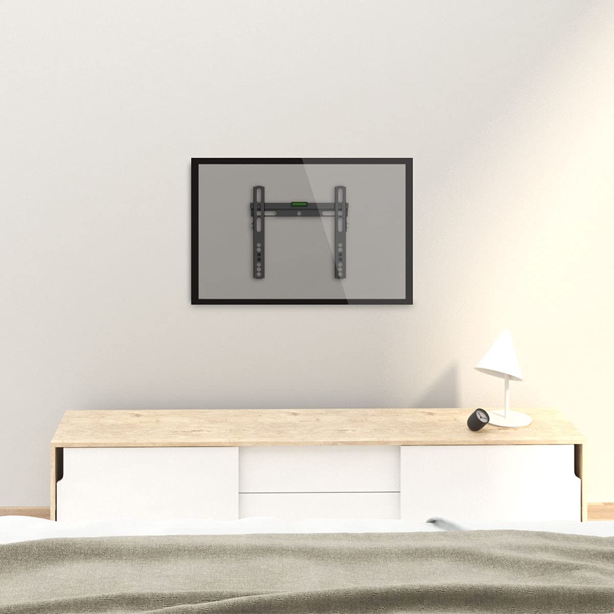 kimex-012-1145-support-tv-mural-fixe-23-42-extra-plat image 2