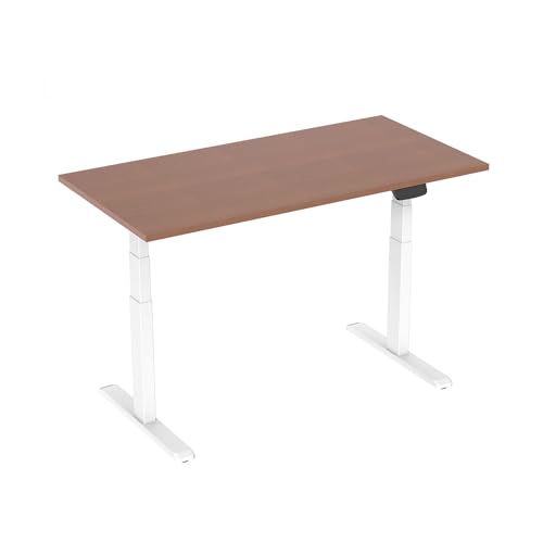 kimex-150-2318k3w-bureau-motoris-assis-debout-180-noyer-blanc image 8